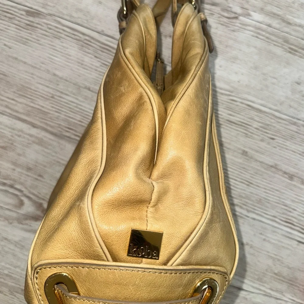 Kooba Large Leather Hobo Shoulder Bag Purse